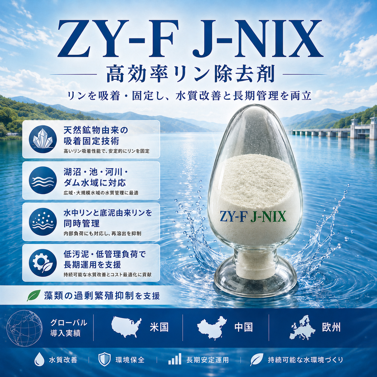 ZY-F J-NIX 高効率リン除去剤